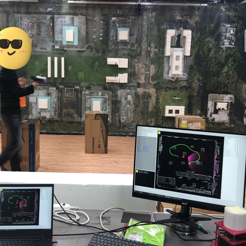 3D SLAM 點雲示意圖