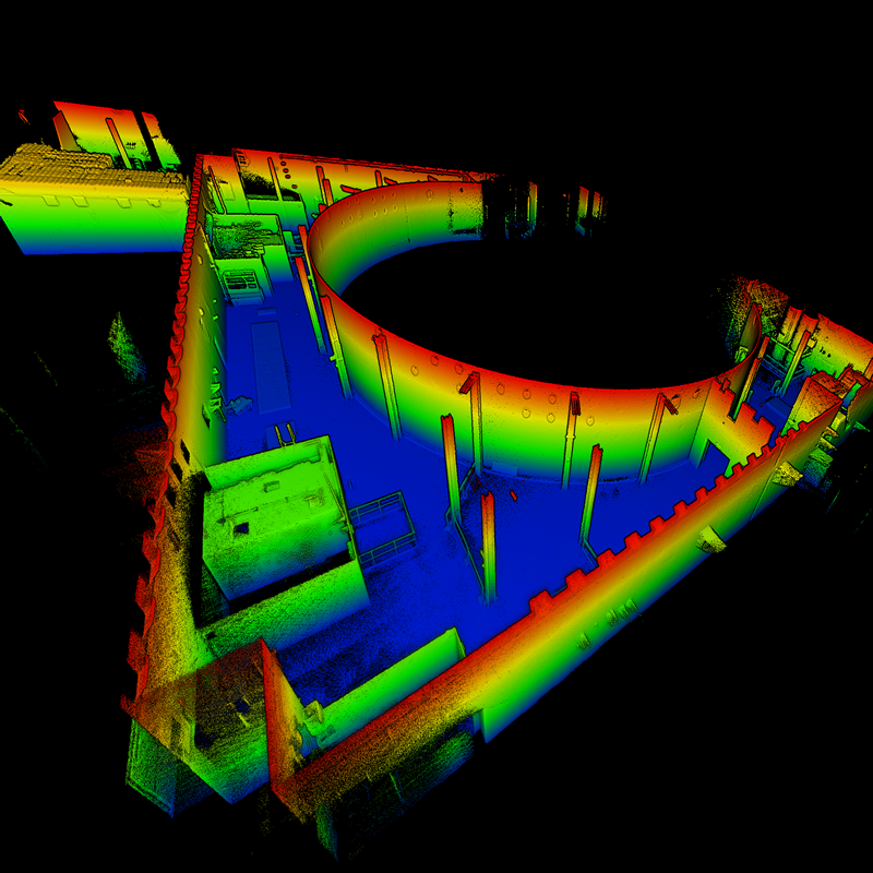 3D SLAM 點雲示意圖